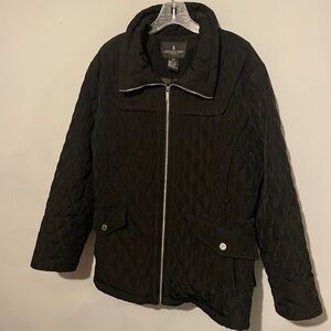 London fog black coat women’s XXL